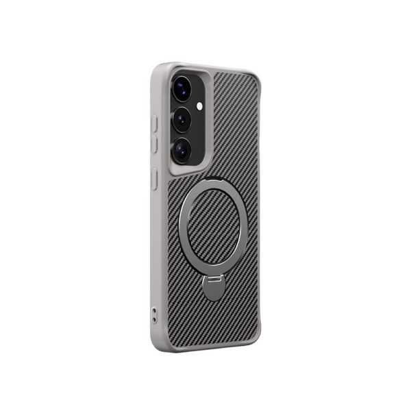Carbon Fiber Rotation Stand Gray – Galaxy S25 Ultra