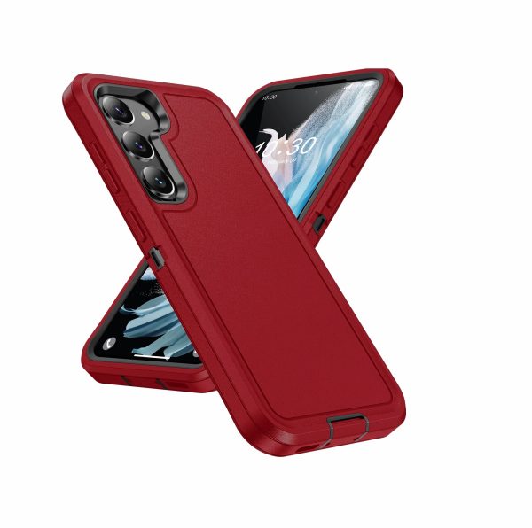 Defend Case Red – Galaxy S25 Ultra